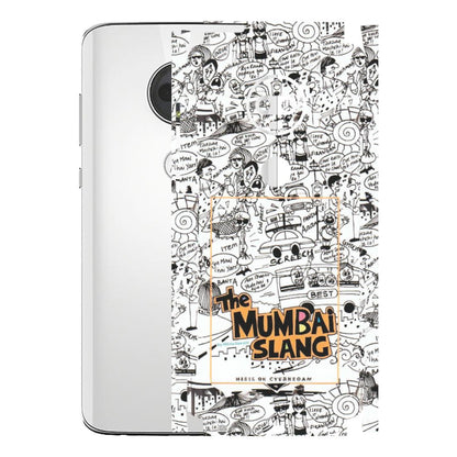 Motorola Phone Skins (All Models) - The Mumbai Slang - Matte Finish (M-142) Motorola Moto G7