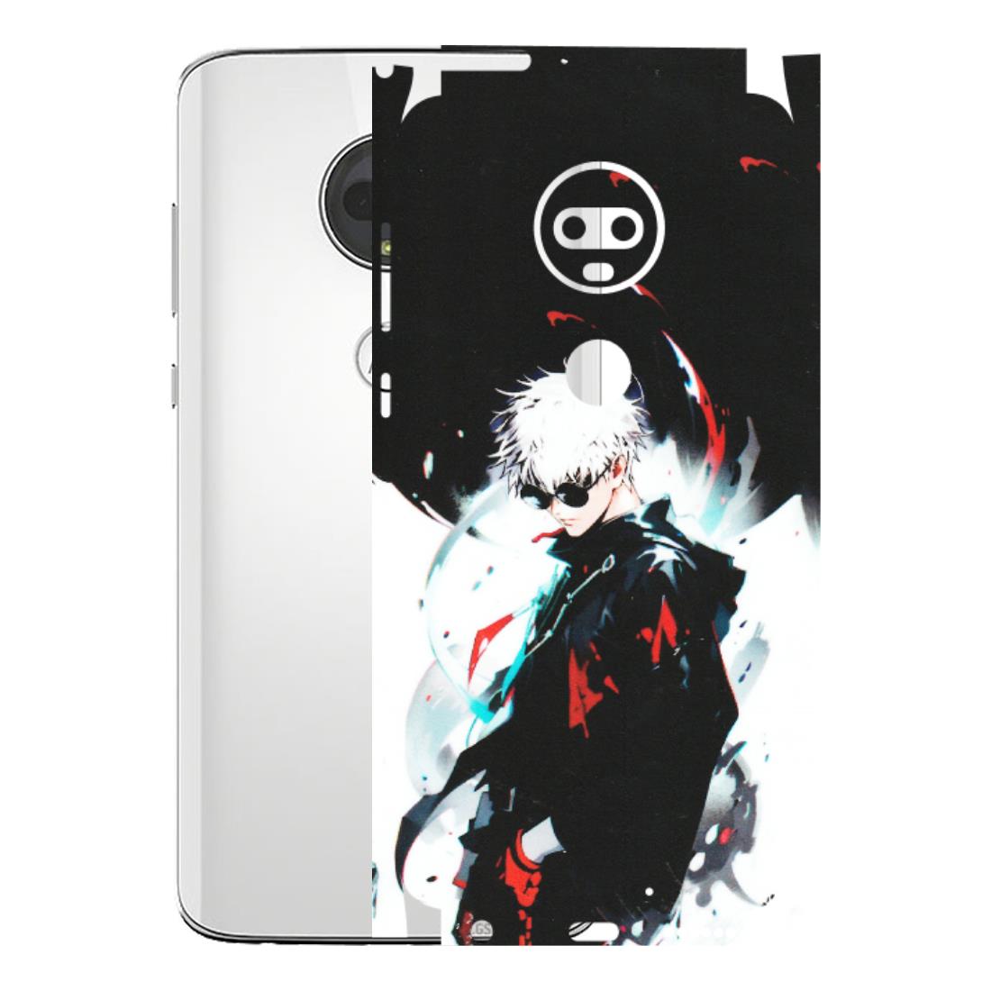 Motorola Phone Skins (All Models) - Gojo Powerful Charater Kaisen Anime - Matte Finish (M-144) Motorola Moto G7