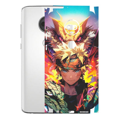 Motorola Phone Skins (All Models) - Angry Naruto Anime - Matte Finish (M-148) Motorola Moto G7