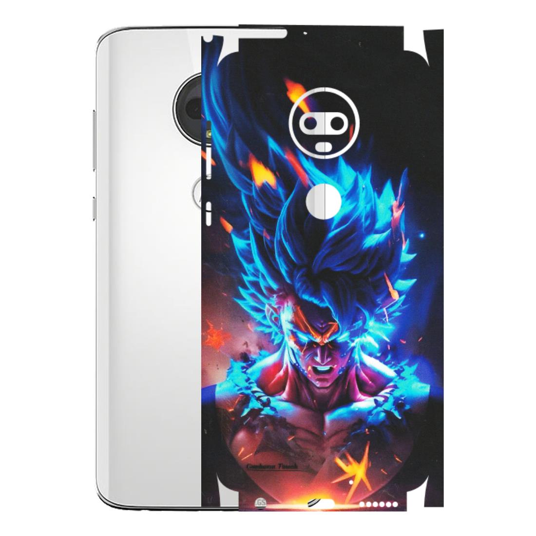 Motorola Phone Skins (All Models) - Angry Goku Dragon Ball Anime - Matte Finish (M-150) Motorola Moto G7