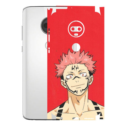 Motorola Phone Skins (All Models) - Ryomen Sukuna Fun Anime - Matte Finish (M-153) Motorola Moto G7