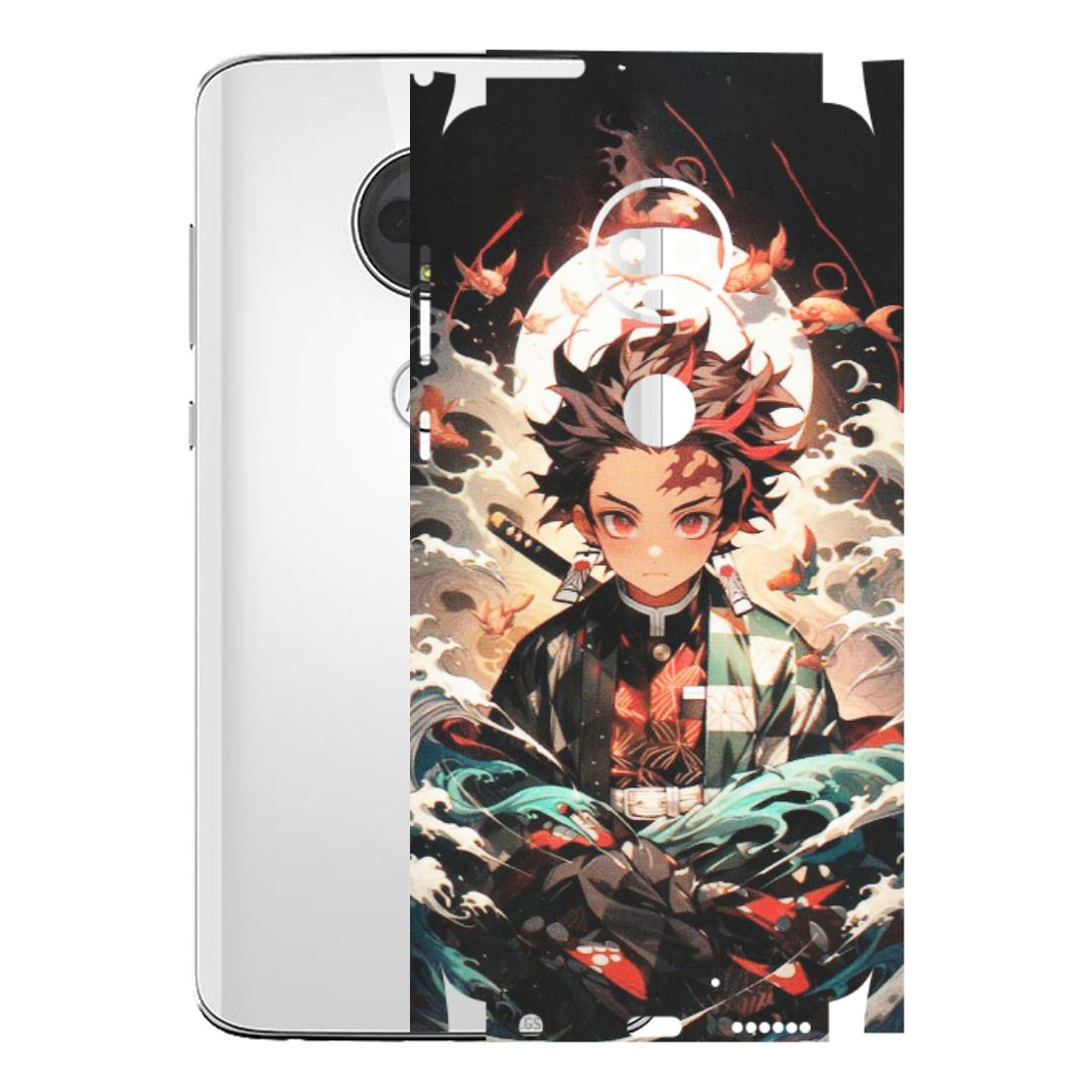 Motorola Phone Skins (All Models) - Tanjiro Demon Slayer Anime - Matte Finish (M-158) Motorola Moto G7