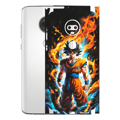 Motorola Phone Skins (All Models) - Goku Transformation Anime - Matte Finish (M-159) Motorola Moto G7