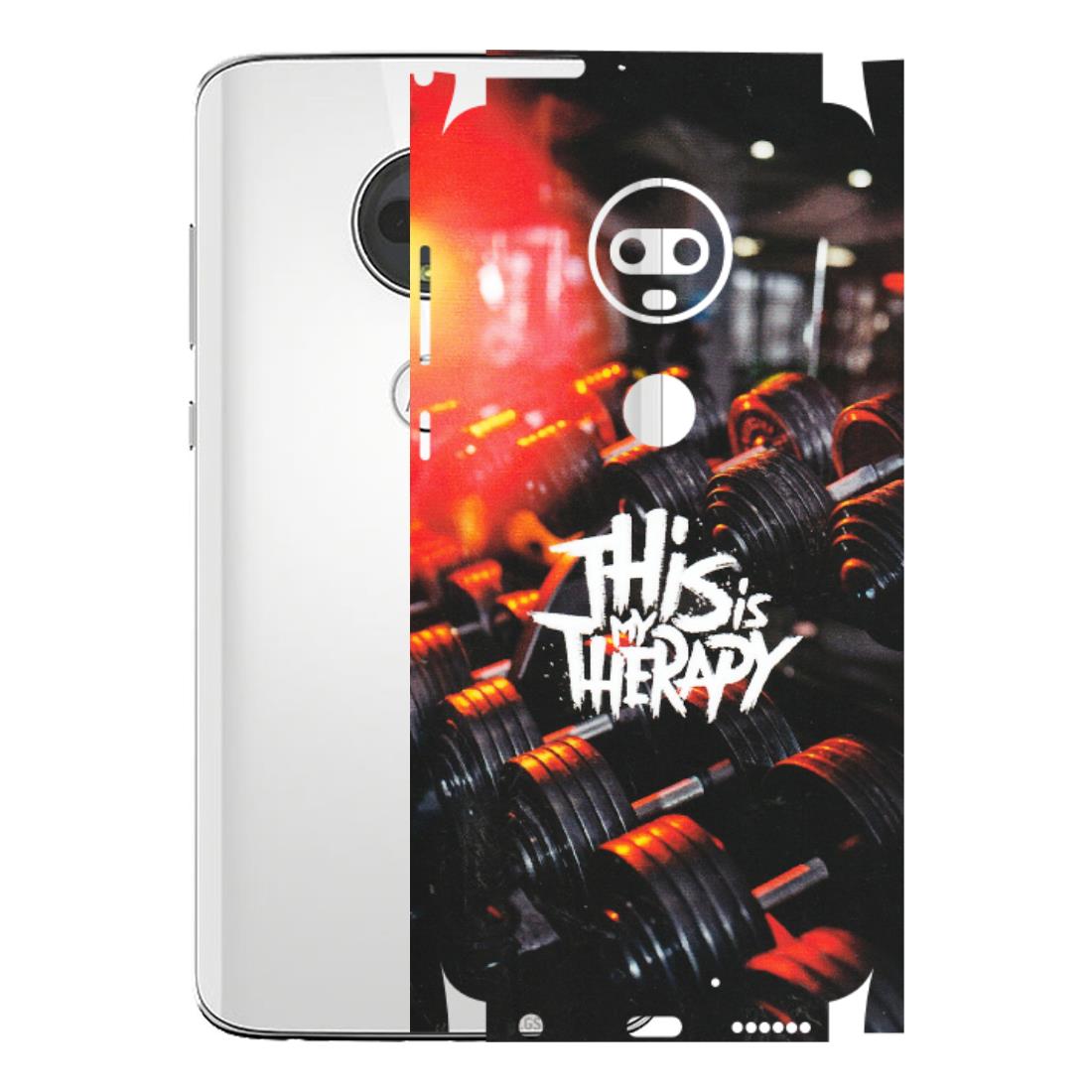Motorola Phone Skins (All Models) - GYM Lover Therapy - Matte Finish (M-160) Motorola Moto G7