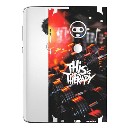 Motorola Phone Skins (All Models) - GYM Lover Therapy - Matte Finish (M-160) Motorola Moto G7