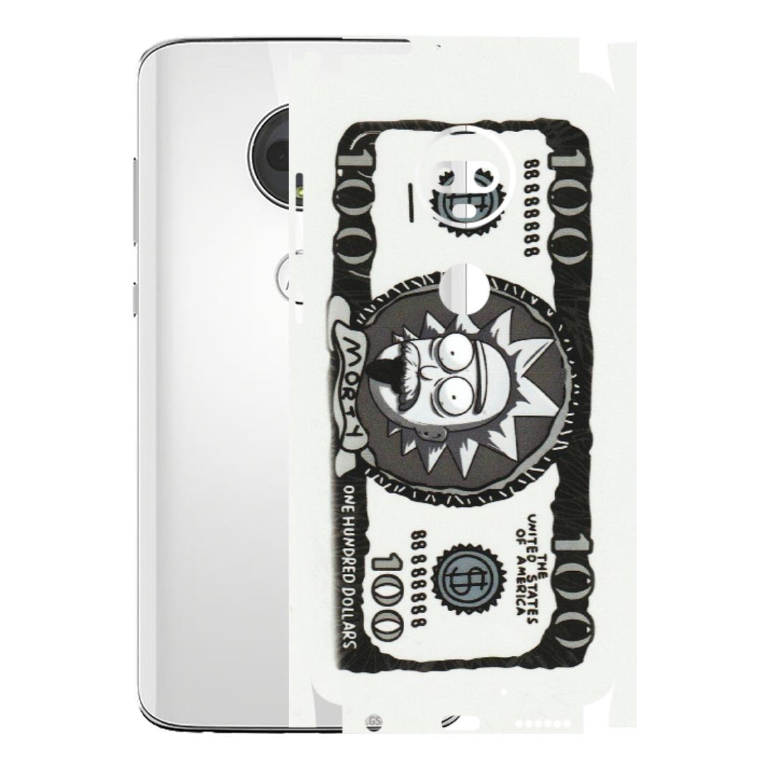 Motorola Phone Skins (All Models) - Rick And Morty Hundred Dollar Anime - Matte Finish (M-161) Motorola Moto G7