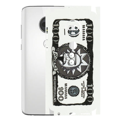Motorola Phone Skins (All Models) - Rick And Morty Hundred Dollar Anime - Matte Finish (M-161) Motorola Moto G7