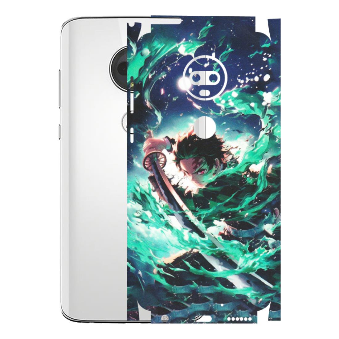 Motorola Phone Skins (All Models) - Sword Fighter Anime - Matte Finish (M-29) Motorola Moto G7