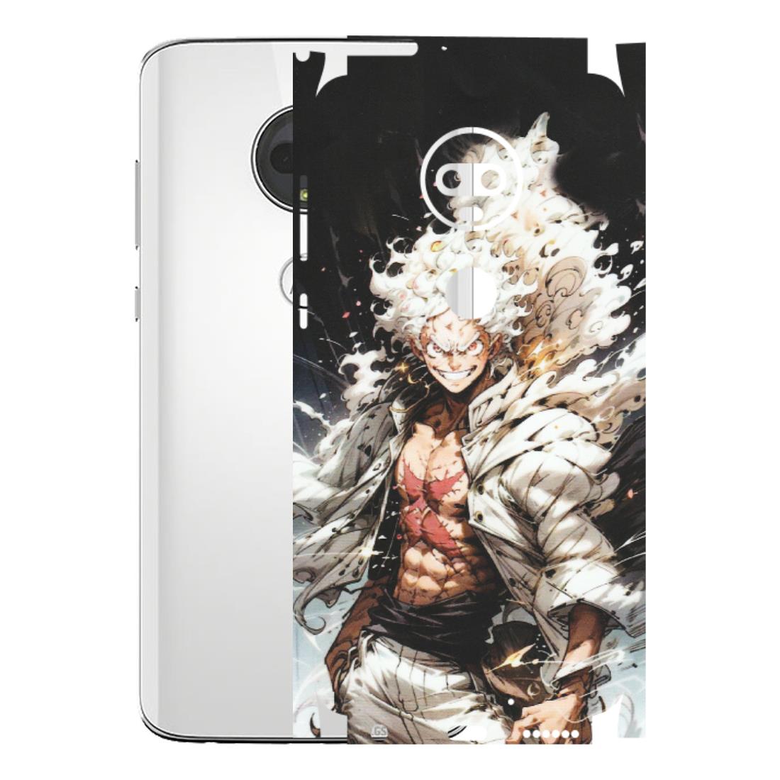 Motorola Phone Skins (All Models) - Anime Angry Classy Character - Matte Finish (M-34) Motorola Moto G7