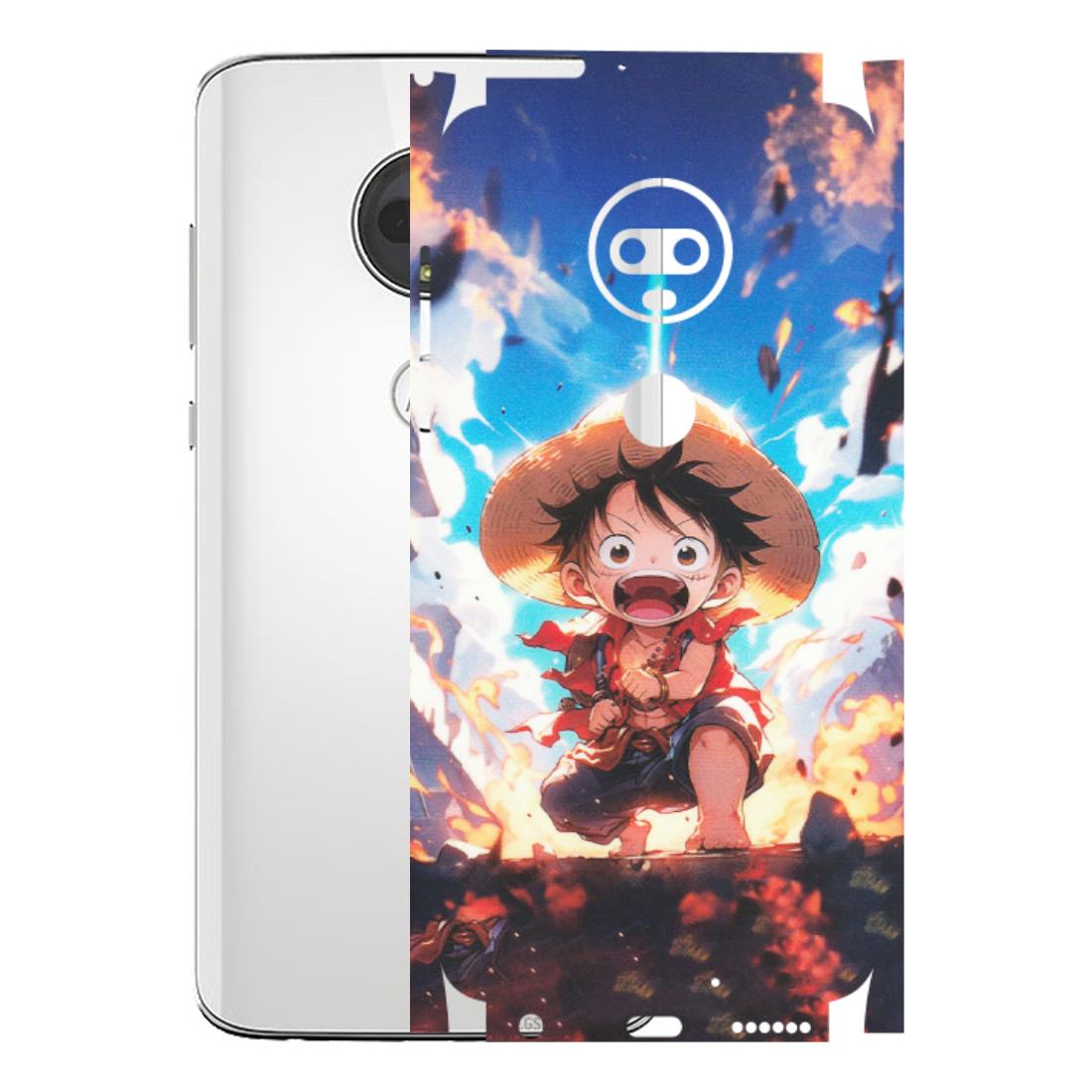 Motorola Phone Skins (All Models) - Toon One Piece Cute Character - Matte Finish (M-35) Motorola Moto G7