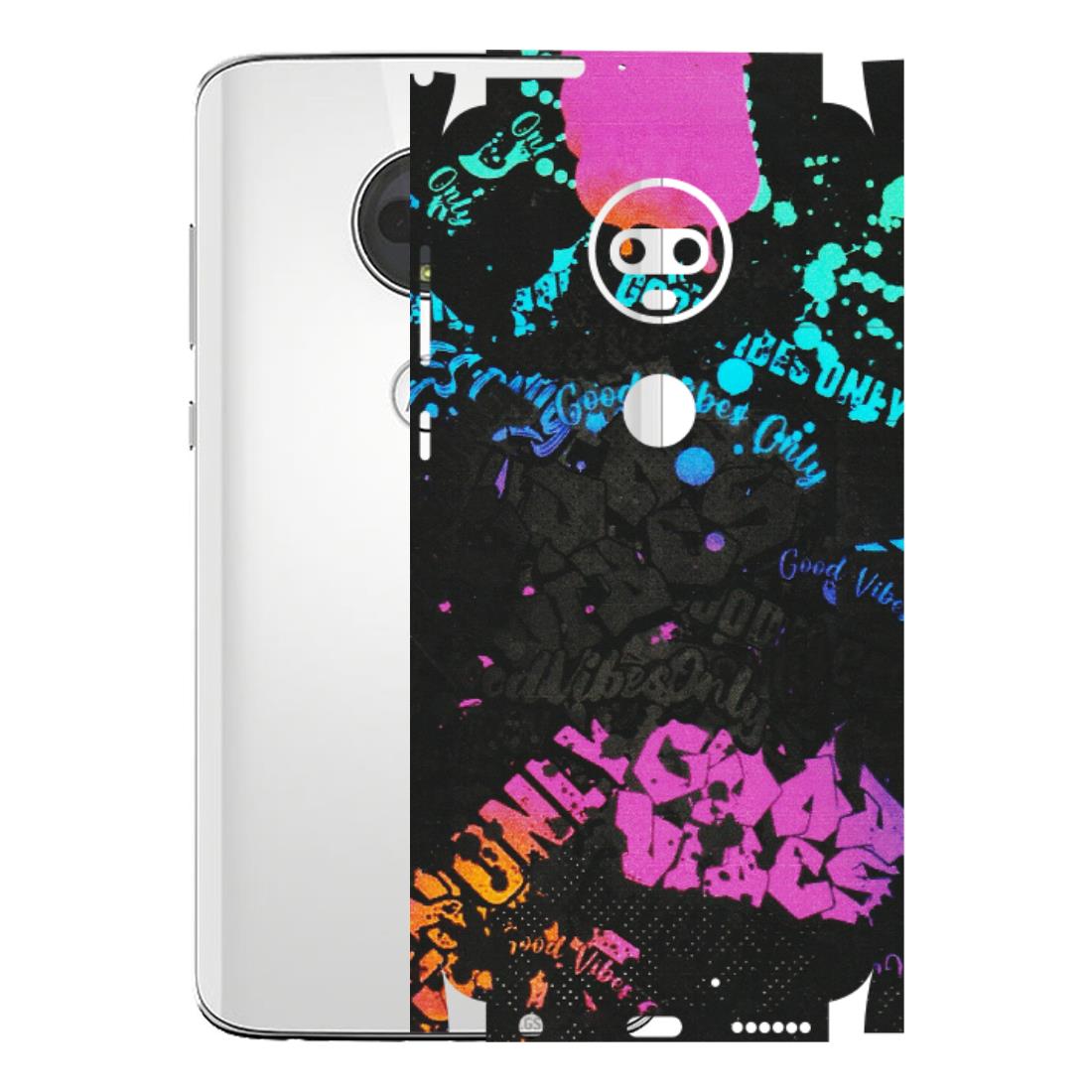 Motorola Phone Skins (All Models) - Majestic Black Vibes - Matte Finish (M-62) Motorola Moto G7