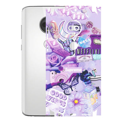 Motorola Phone Skins (All Models) - Supreme Purple Magic - Matte Finish (M-88) Motorola Moto G7