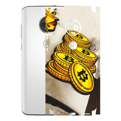 Motorola Phone Skins (All Models) - Billionaire Bitcoin Collection - Matte Finish (M-92) Motorola Moto G7