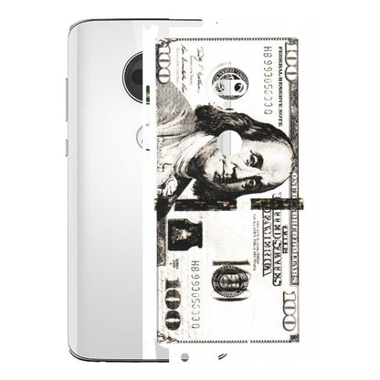 Motorola Phone Skins (All Models) - 100 Dollar Currency - Transparent Finish (T-01) Motorola Moto G7