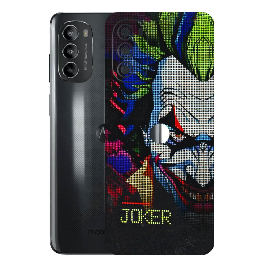 Motorola Phone Skins (All Models) - Joker Dot Matrix - 3D Embossed Finish (L-08) Motorola Moto G82 (5G)