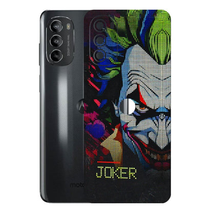 Motorola Phone Skins (All Models) - Joker Dot Matrix - 3D Embossed Finish (L-08) Motorola Moto G82 (5G)