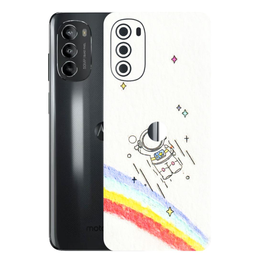 Motorola Phone Skins (All Models) - Milkyway Astronaut - 3D Embossed Finish (L-110) Motorola Moto G82 (5G)