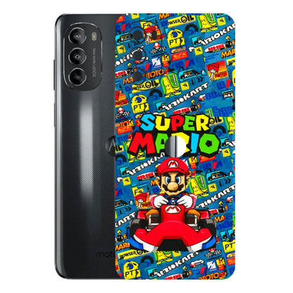 Motorola Phone Skins (All Models) - Super Mario Kart - 3D Embossed Finish (L-140) Motorola Moto G82 (5G)