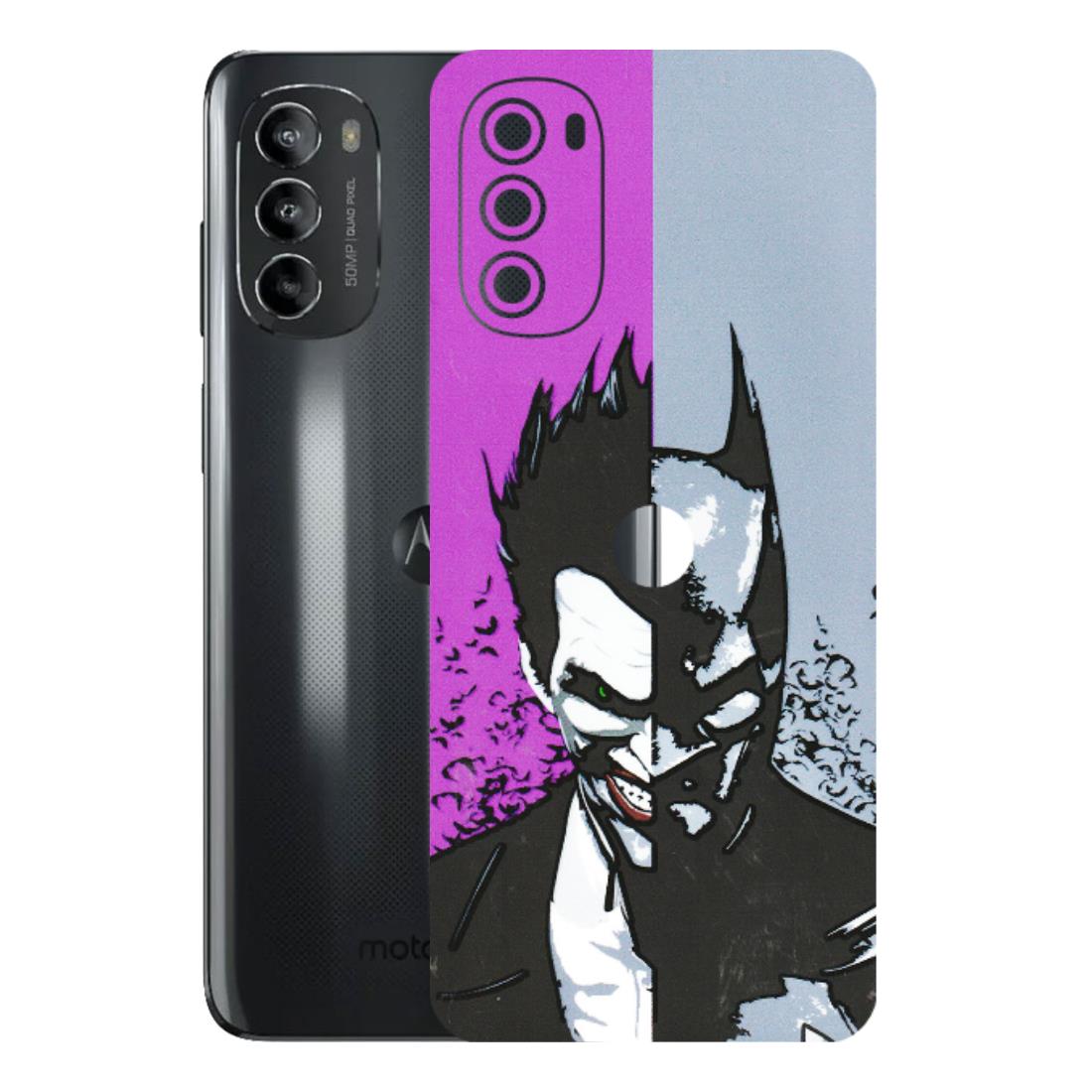 Motorola Phone Skins (All Models) - Batman & Joker - 3D Embossed Finish (L-143) Motorola Moto G82 (5G)