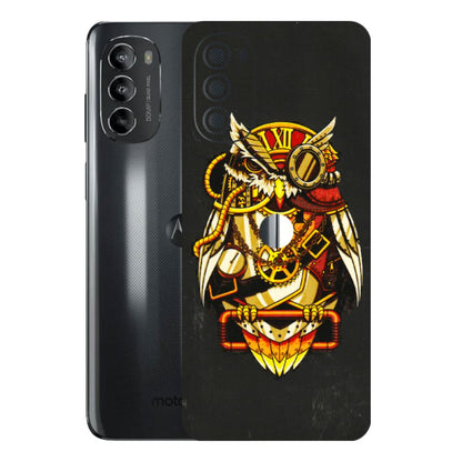 Motorola Phone Skins (All Models) - Classy Smart Owl - 3D Embossed Finish (L-144) Motorola Moto G82 (5G)