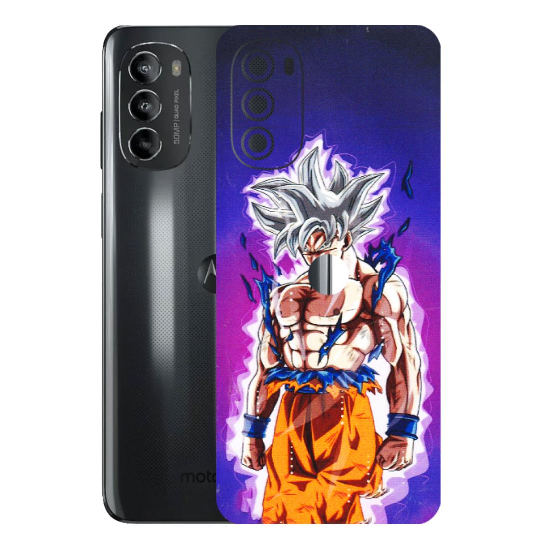 Motorola Phone Skins (All Models) - Goku Purple Anime - 3D Embossed Finish (L-147) Motorola Moto G82 (5G)