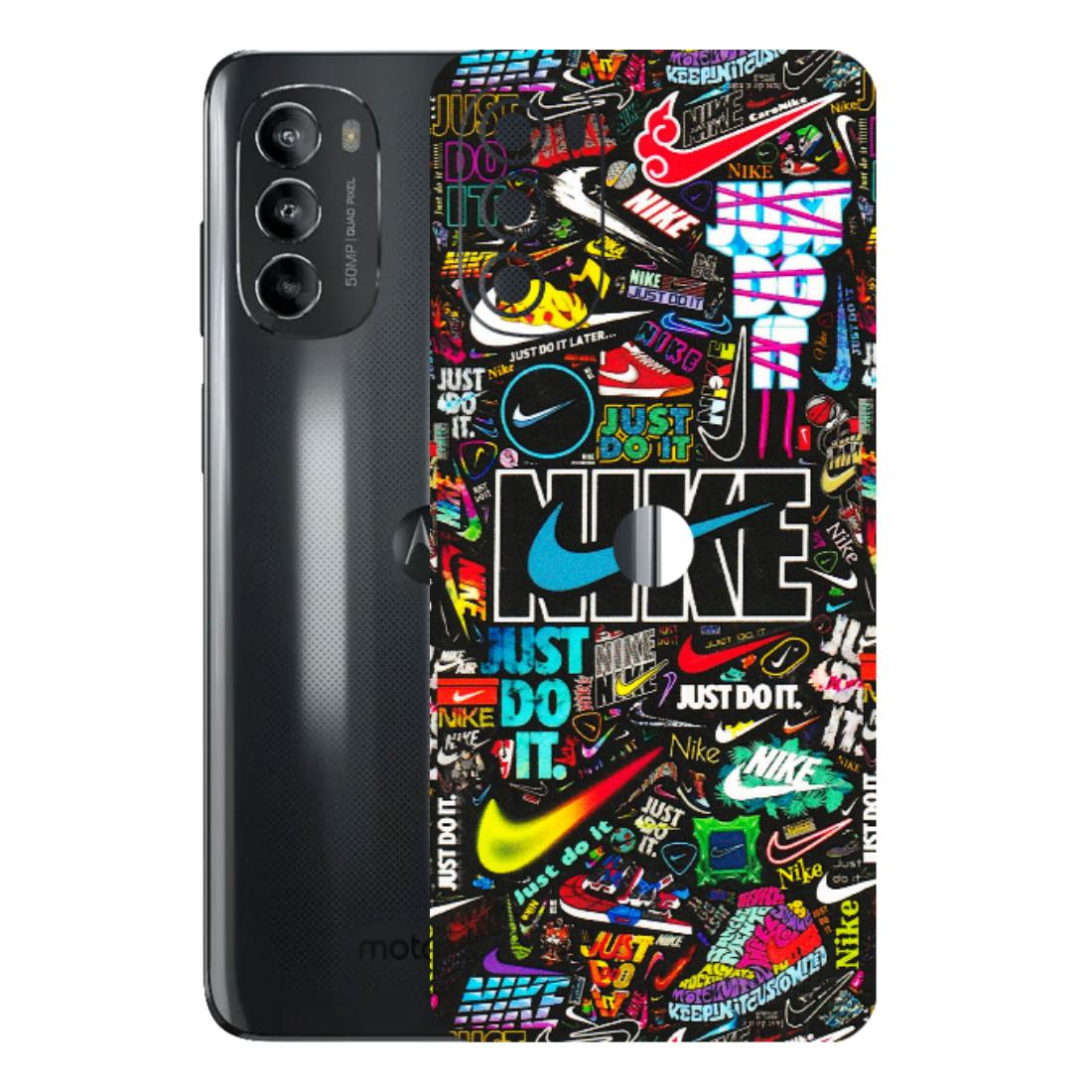Motorola Phone Skins (All Models) - Just Do It Doodles - 3D Embossed Finish (L-166) Motorola Moto G82 (5G)