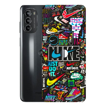 Motorola Phone Skins (All Models) - Just Do It Doodles - 3D Embossed Finish (L-166) Motorola Moto G82 (5G)