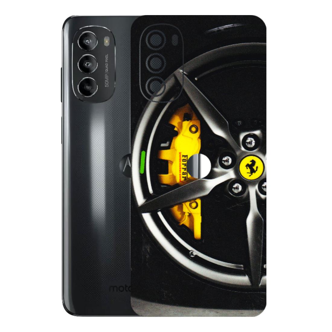 Motorola Phone Skins (All Models) - Ferrari Wheel Alloy - 3D Embossed Finish (L-173) Motorola Moto G82 (5G)