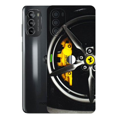 Motorola Phone Skins (All Models) - Ferrari Wheel Alloy - 3D Embossed Finish (L-173) Motorola Moto G82 (5G)