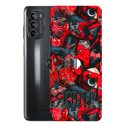 Motorola Phone Skins (All Models) - SpiderMan Cool - 3D Embossed Finish (L-188) Motorola Moto G82 (5G)
