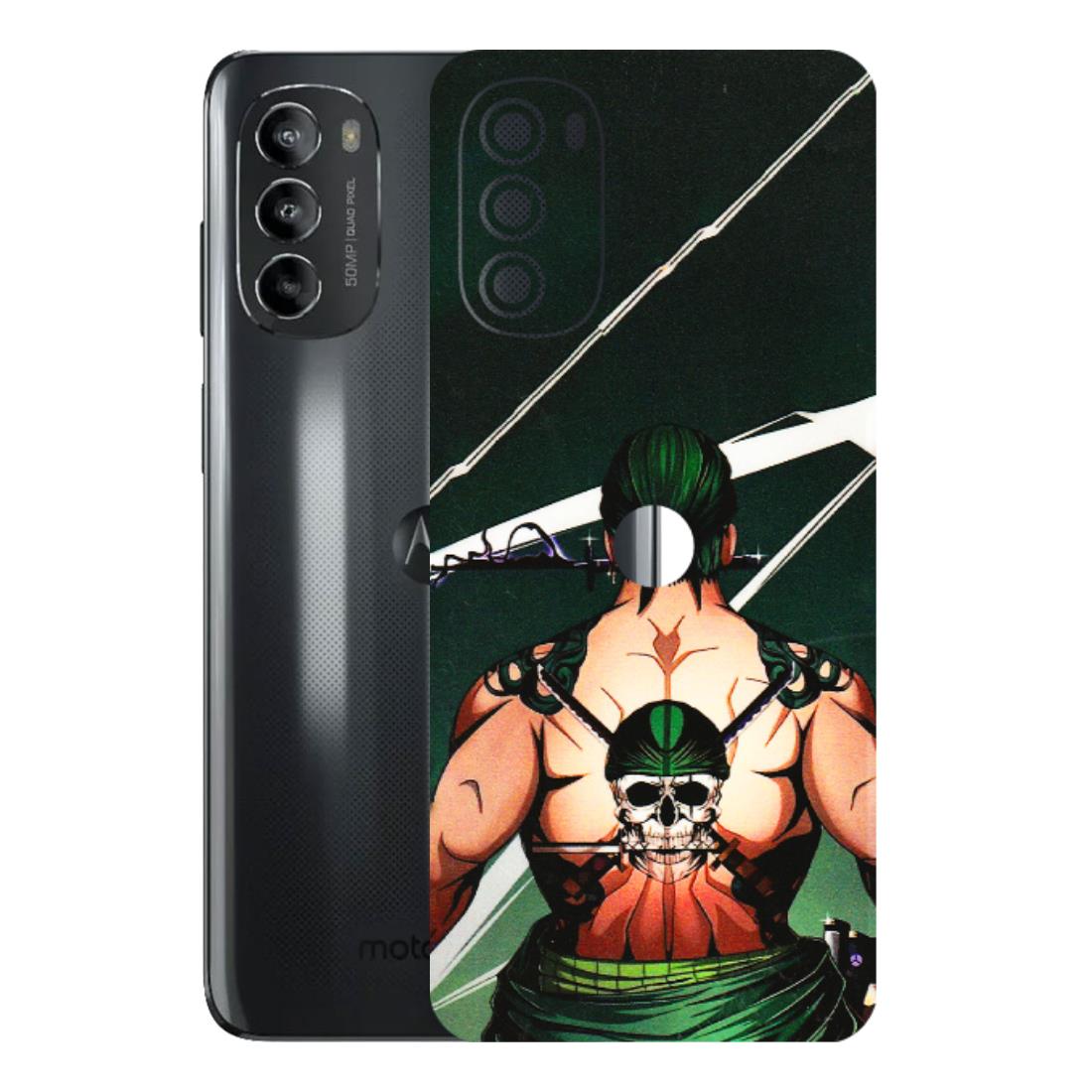 Motorola Phone Skins (All Models) - Zoro Anime - 3D Embossed Finish (L-23) Motorola Moto G82 (5G)
