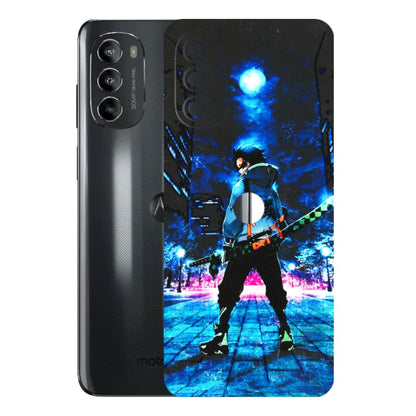 Motorola Phone Skins (All Models) - Demon Slayer Sword - 3D Embossed Finish (L-247) Motorola Moto G82 (5G)
