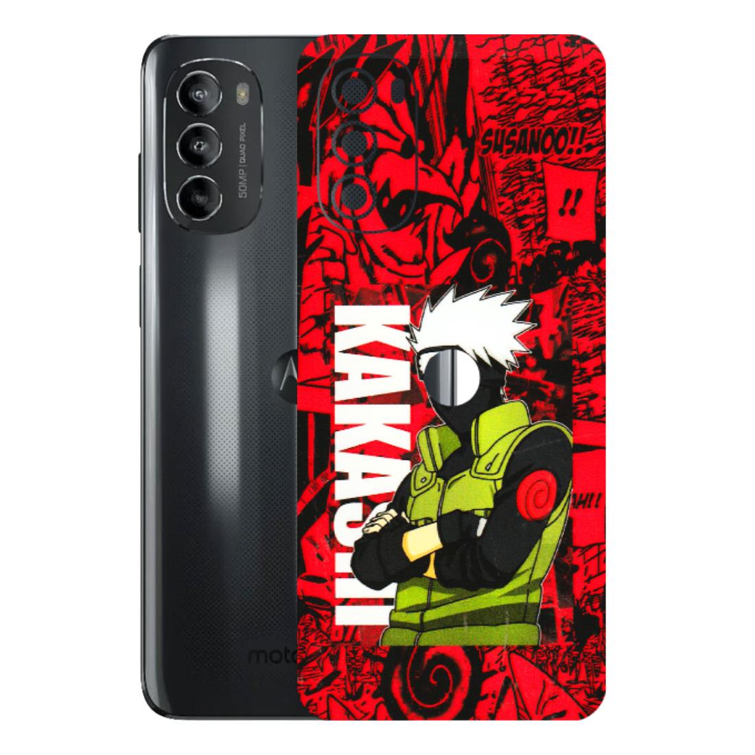 Motorola Phone Skins (All Models) - Kakashi Red Anime - 3D Embossed Finish (L-251) Motorola Moto G82 (5G)