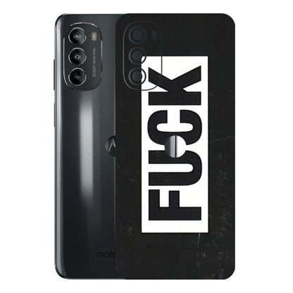 Motorola Phone Skins (All Models) - The F Word - 3D Embossed Finish (L-255) Motorola Moto G82 (5G)
