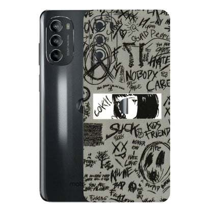 Motorola Phone Skins (All Models) - Never Have Love Anime - 3D Embossed Finish (L-260) Motorola Moto G82 (5G)