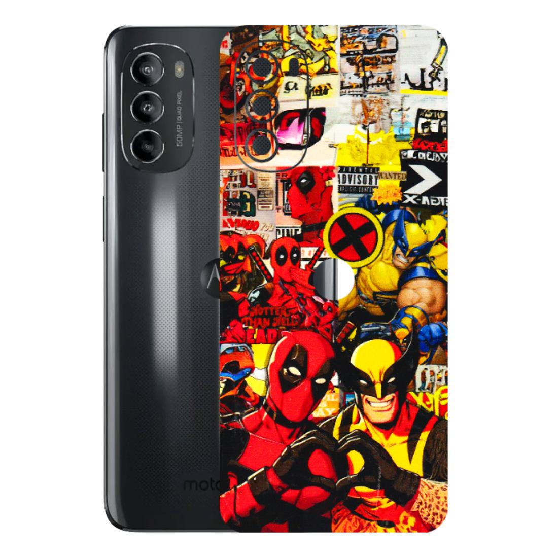 Motorola Phone Skins (All Models) - Spidy Wolverine - 3D Embossed Finish (L-310) Motorola Moto G82 (5G)