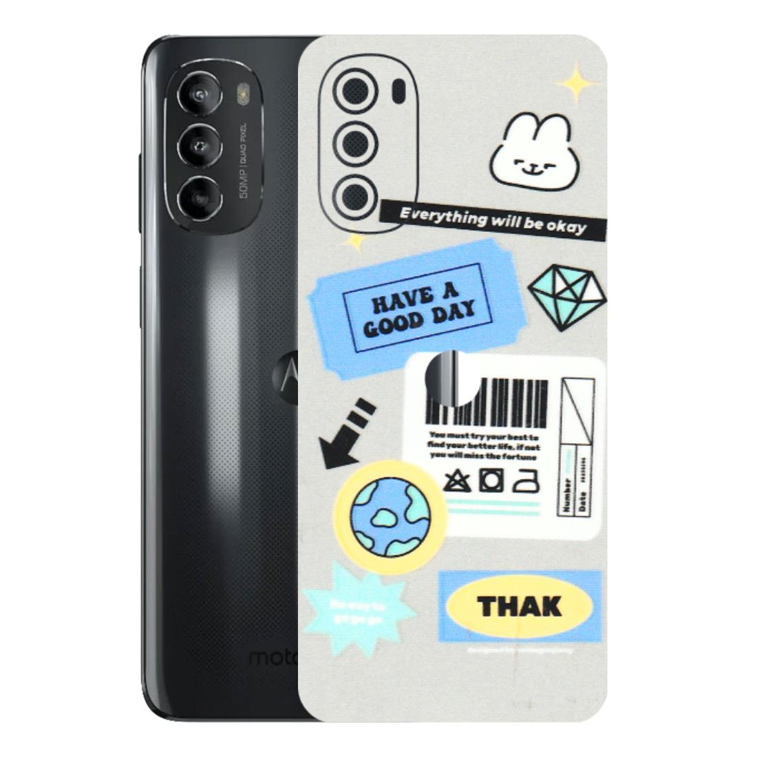 Motorola Phone Skins (All Models) - Will Be Okay Design - 3D Embossed Finish (L-316) Motorola Moto G82 (5G)