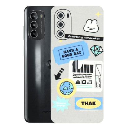 Motorola Phone Skins (All Models) - Will Be Okay Design - 3D Embossed Finish (L-316) Motorola Moto G82 (5G)