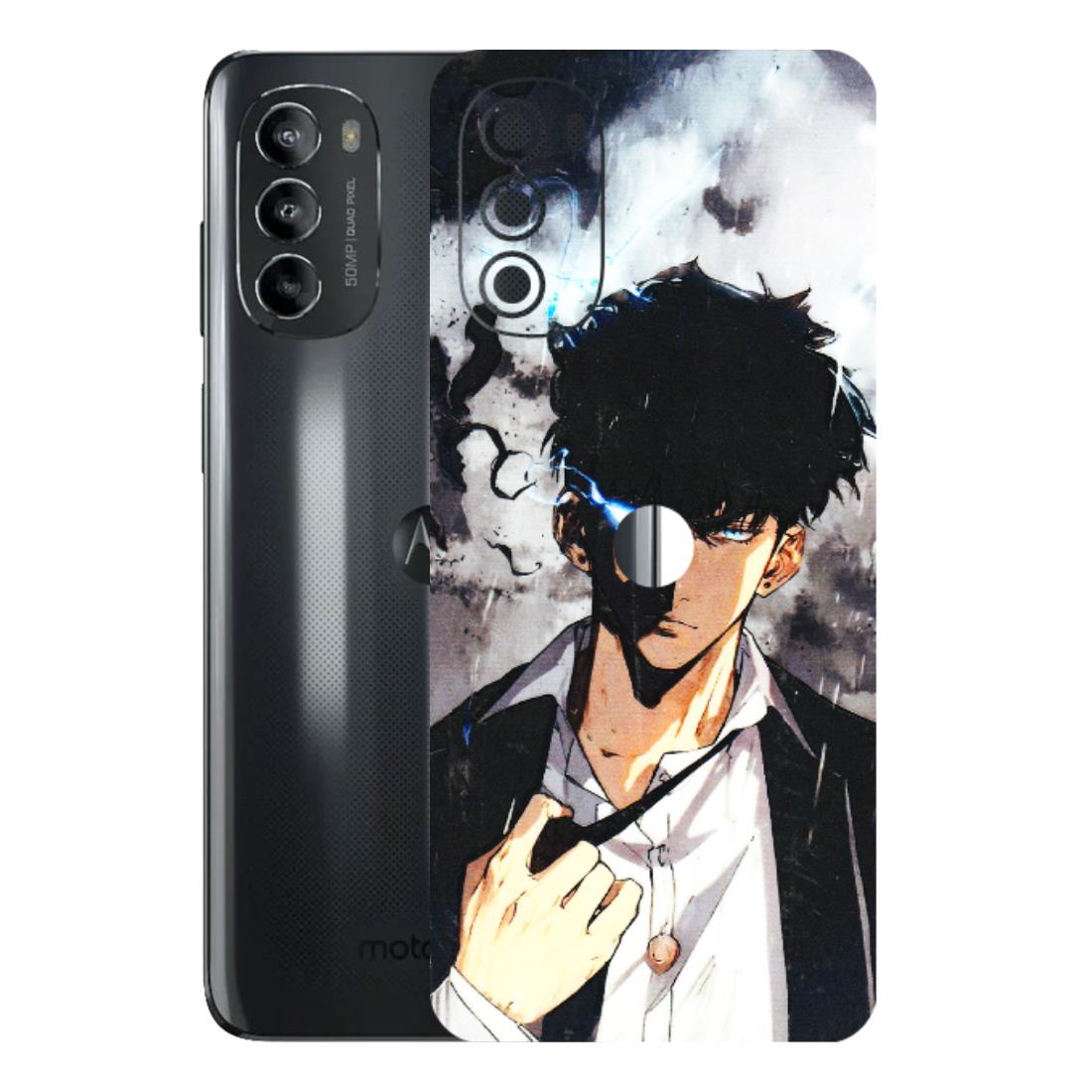 Motorola Phone Skins (All Models) - Sung Jinwoo Manhwa Anime - 3D Embossed Finish (L-328) Motorola Moto G82 (5G)