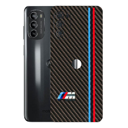 Motorola Phone Skins (All Models) - BM Carbon Fiber Feels - 3D Embossed Finish (L-38) Motorola Moto G82 (5G)