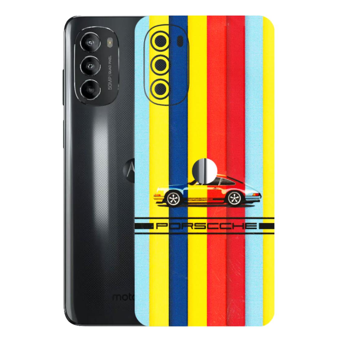 Motorola Phone Skins (All Models) - Multicolour Porche - 3D Embossed Finish (L-39) Motorola Moto G82 (5G)