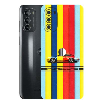 Motorola Phone Skins (All Models) - Multicolour Porche - 3D Embossed Finish (L-39) Motorola Moto G82 (5G)