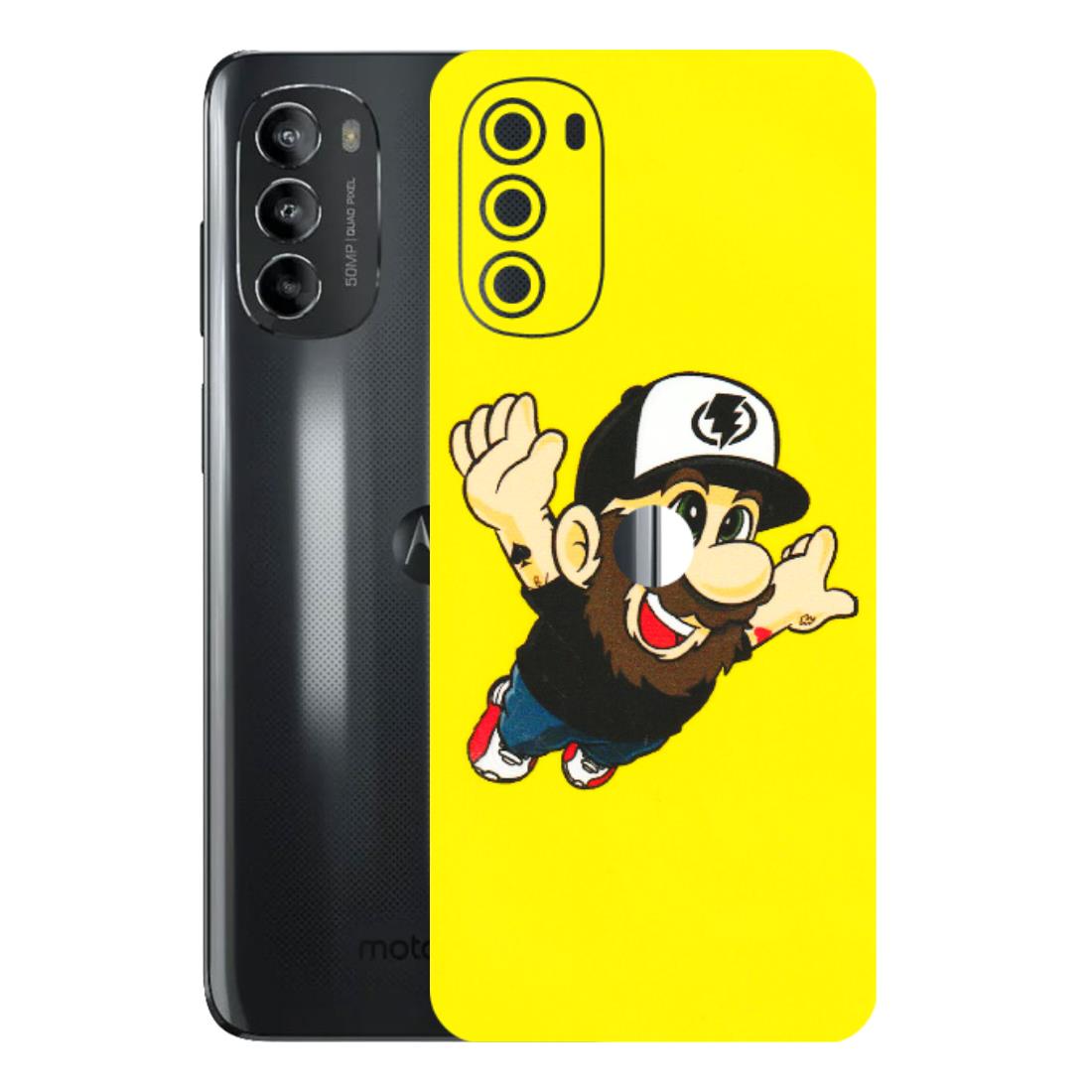 Motorola Phone Skins (All Models) - Flying Beardo - 3D Embossed Finish (L-60) Motorola Moto G82 (5G)