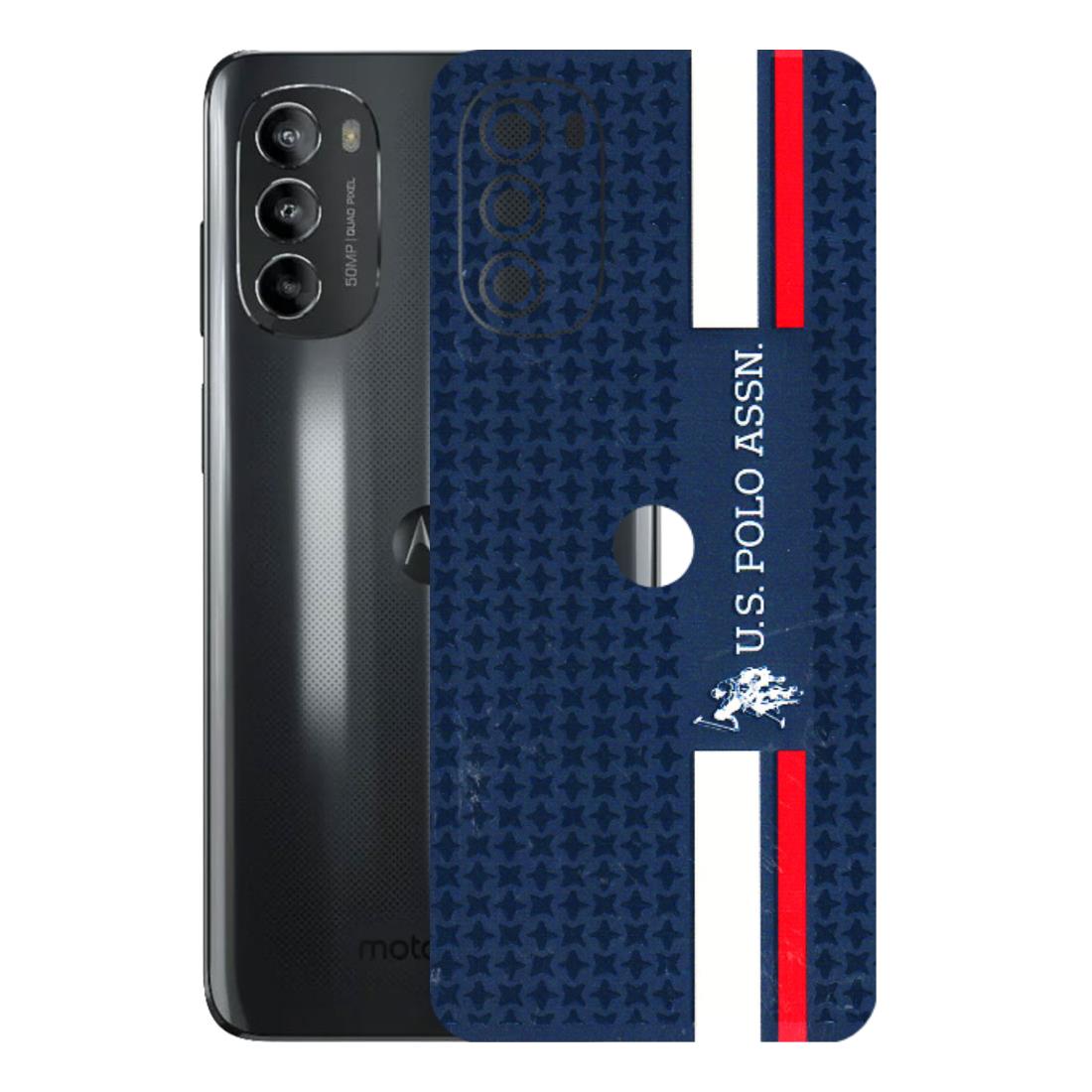 Motorola Phone Skins (All Models) - US POLO Designer Brand - 3D Embossed Finish (L-65) Motorola Moto G82 (5G)