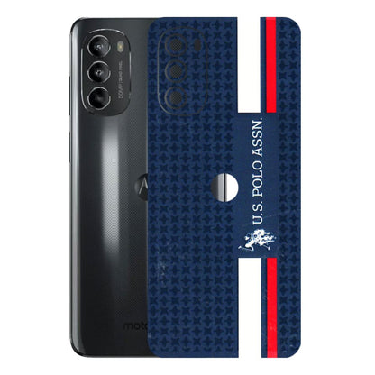 Motorola Phone Skins (All Models) - US POLO Designer Brand - 3D Embossed Finish (L-65) Motorola Moto G82 (5G)