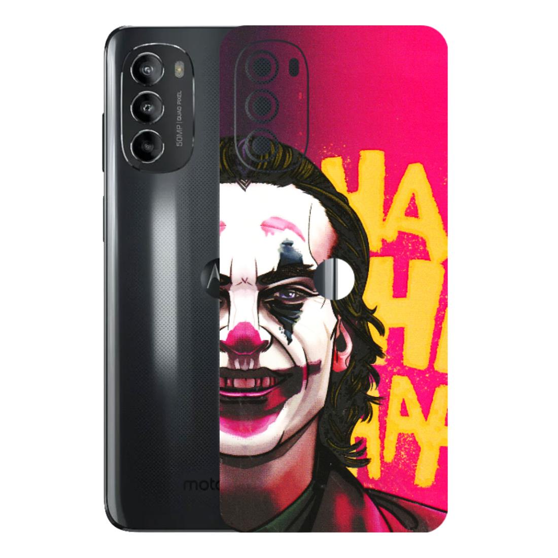 Motorola Phone Skins (All Models) - Joker Evil Laugh - 3D Embossed Finish (L-97) Motorola Moto G82 (5G)