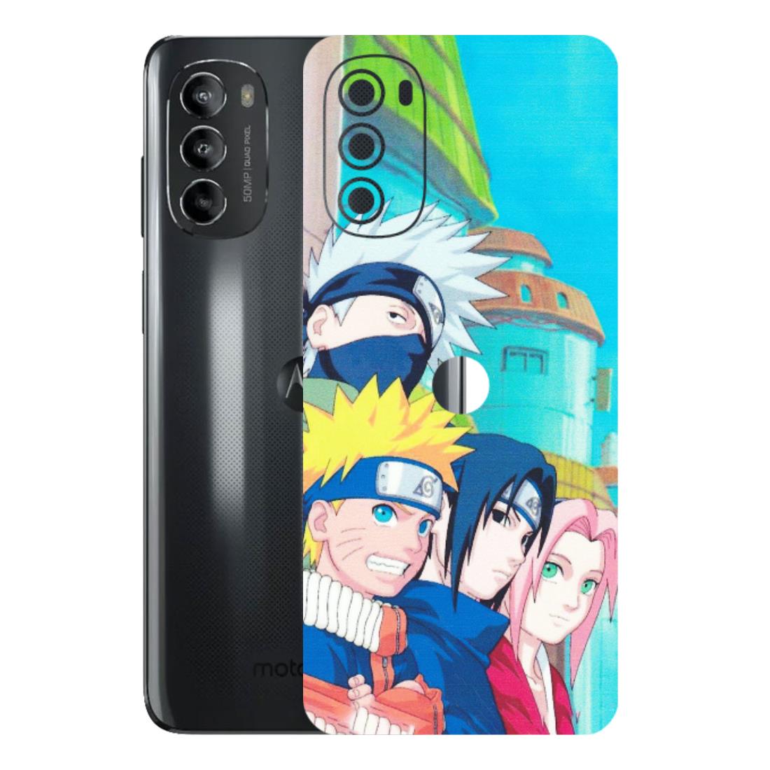 Motorola Phone Skins (All Models) - Team Minato And Kakashi - Matte Finish (M-101) Motorola Moto G82 (5G)