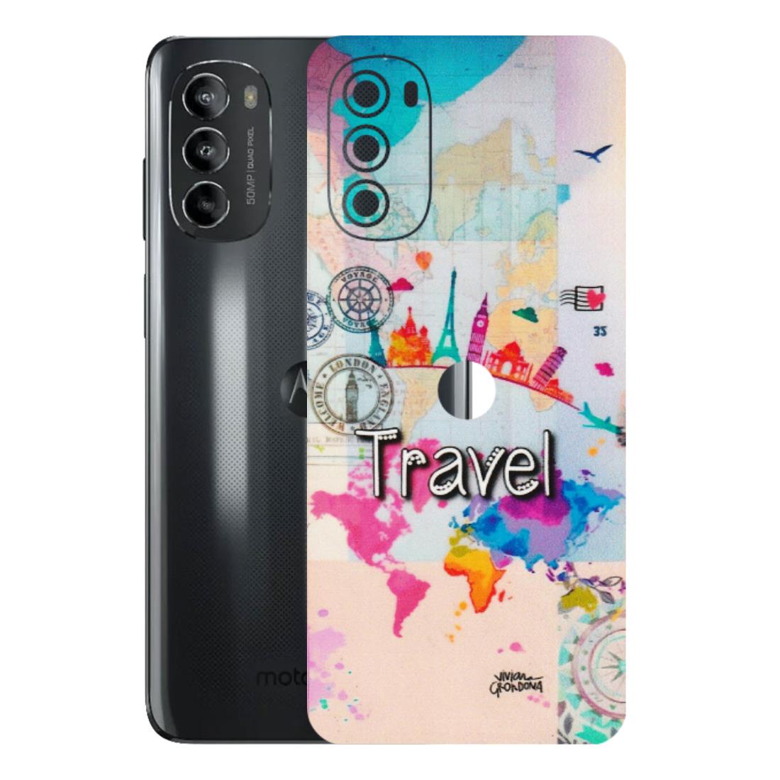 Motorola Phone Skins (All Models) - Travel The Wonders - Matte Finish (M-108) Motorola Moto G82 (5G)