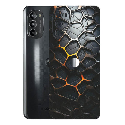 Motorola Phone Skins (All Models) - New Abstract Graphite Tiles - Matte Finish (M-130) Motorola Moto G82 (5G)