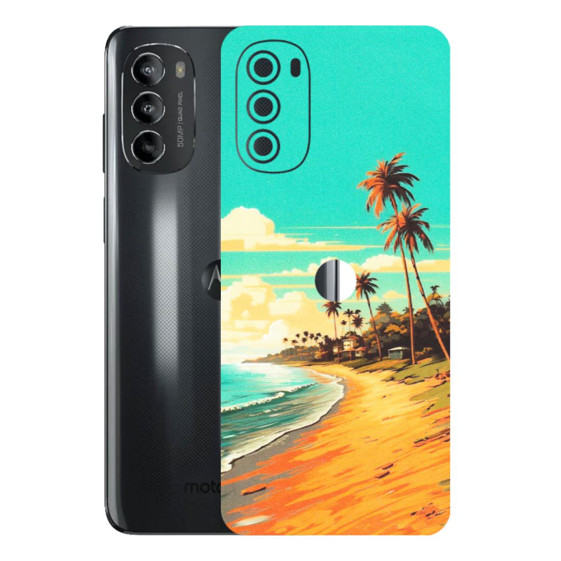 Motorola Phone Skins (All Models) - Miami Beach - Matte Finish (M-136) Motorola Moto G82 (5G)